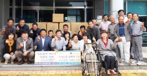 청주 북이면 어르신에 실버카트 선물