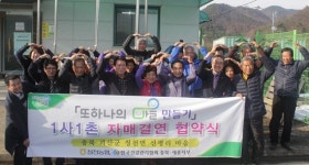 건협 충북·세종지부 - 증평 덕상3리 자매결연