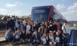 대전시 우석대 학생 들오송 트램 시승체험 행사