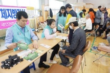 건보공단 유성지사 장애인 진료봉사