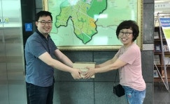 성화개신죽림동주민센터 보훈대상자에 잡곡세트 전달