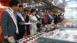 한국당 청주흥덕당협위 복대시장서 민생투어