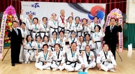 음성군 전국 실버태권도 경연 종합시범부문 `우승