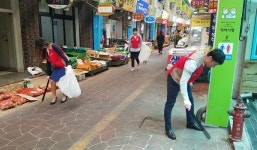 롯데아울렛청주점 환경정화 봉사