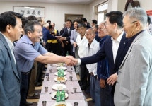양승조 충남지사 추석에도 현장 소통 행보