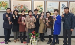 복대1동 민화교실팀 작품전시회 출품