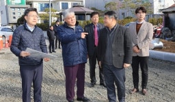 문정우 금산군수 도로개설사업 현장점검