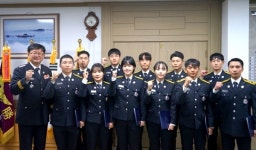 음성소방서 신규 직원 인사발령 신고식