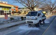 괴산증평축협 코로나19 다중이용시설 방역 힘 보태