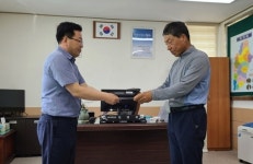 박명화씨, 고향 청양 대치면에 성금 기탁