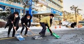 대전 중구 내집 앞 눈은 내가 치운다