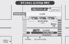청주고속버스 임시터미널 해법 찾았다
