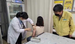 구상회 보은군의회 의장 의료진 위문