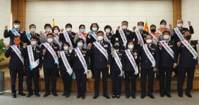 공주소방서 `어르신돌봄전문의용소방대 발대