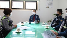 정용근 충북경찰청장 봉명·강서지구대 격려