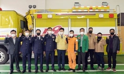 공주시, 소방의 날 신관119안전센터 격려·물품 전달