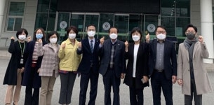 청주시의회 흥덕보건소 임시청사 점검