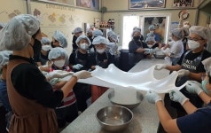 보령 명천초 하늘구름목장 체험