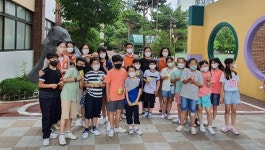 한전 전력연구원, 초등생에 교통안전물품 전달