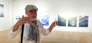 백두대간 새긴 수묵·채묵판화의 세계