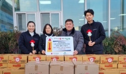세종 바로깔끔이협동조합 소외이웃에 후원물품 전달
