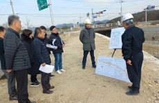 금산군 환경시설·하천 정비 현장점검