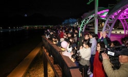 제1회 단양 벚꽃 야경투어 `대성황