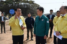 산불 피해 신속 복구 최선 다해달라