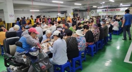 용암2동 자원봉사대 `사랑의 밥차