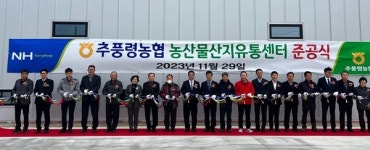 영동 추풍령농협 농산물산지유통센터 준공