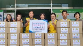 용암2동 자원봉사대 감자·옥수수 나눔