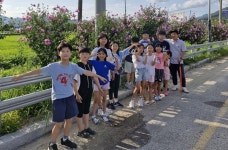 `충·의·효 고장 신니면 무궁화 물결