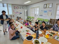 용암1동지역사회보장협 푸드아트 체험