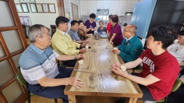 김낙우 의장 경로당 무더위 쉼터 점검