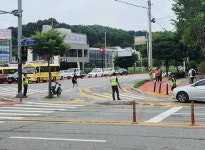 수곡2동·산남동 자율방범대 교통지도활동