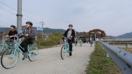 영동 심천면 파랑자전거길 힐링로드 명소 자리매김