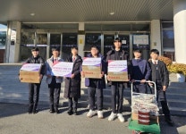 청주중학교 4-H회, 독거노인 3명에 생필품 기탁