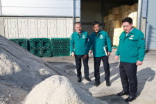 정영철 영동군수 제설자재 창고 점검