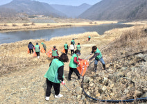 감물면 새마을회, 새봄맞이 환경정화활동 전개