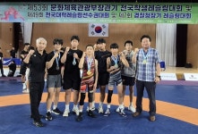 충주중앙중 레슬링부 정상 우뚝