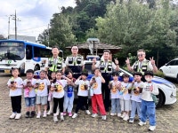 청주청원경찰서, 오창 미래지농촌테마공원서 교통예방활동