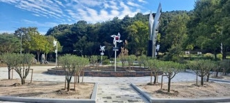 계룡시 나라사랑 고취 위한 무궁화동산 정비 완료