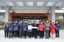 신서천발전본부 노사, 서천군노인복지관에 희망드림 2호차 기증