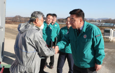이범석 청주시장, 고병원성 AI 방역현장 점검