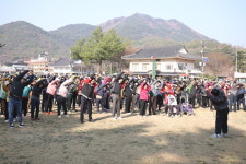 속리산면 군민건강 걷기대회 성황