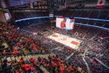삼성전자, NBA 최초 360도 초대형 LED 사이니지 설치...애틀랜타 호크스 홈경기장 스테이트 팜 아레나