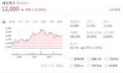 포트나이트 PC방 정식서비스 발표…네오위즈 주가 탄력