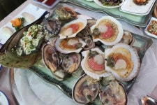 대부도 맛집 충무공이순신횟집 바다 전망 좋은 야외에서 즐기는 조개구이와 해산물