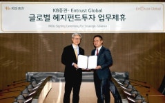 KB증권-EnTrust Global, 글로벌 헤지펀드 투자 MOU 체결