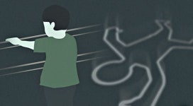 은평구 초등학교 사망 사건, 운동장에 남아있던 흔적들
